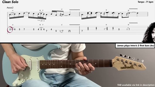 THE UNFORGIVEN Metallica на Гитаре. Уроки Электрогитары. Ноты и табы Электрогитары Tab Them All