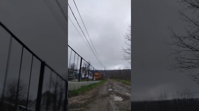 покатушки на квадрике по деревне