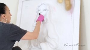 Подготовка барельефа к покраске / часть 6