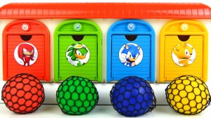 Первые игрушки для малышей. Разноцветный гараж. Звуки АСМР. Игрушки развивающие