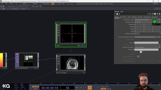 Simple Particle Systems with TouchDesigner TOPs