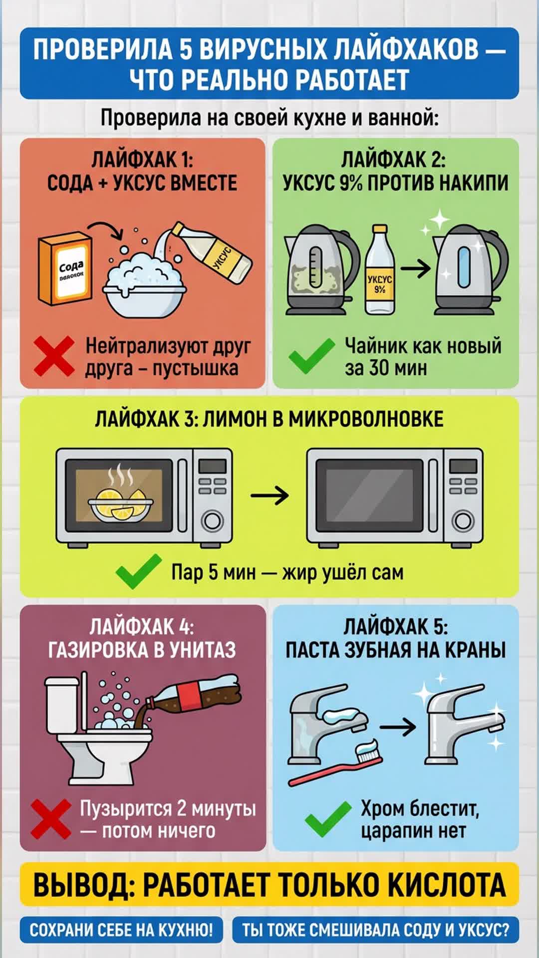 Проверила 5 вирусных лайфхаков — что реально работает