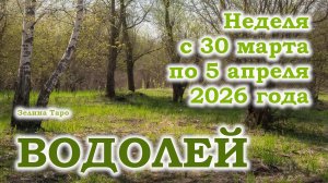 ВОДОЛЕЙ | ТАРО прогноз на неделю с 30 марта по 5 апреля 2026 года