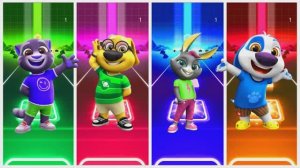 ГОВОРЯЩИЙ ТОМ, БЕН, БЕККА И ХЭНК УСТРОИЛИ ТАНЦЕВАЛЬНЫЙ БАТТЛ!  КТО КРУЧЕ ТАНЦУЕТ? МУЛЬТИК ДЛЯ ДЕТЕЙ