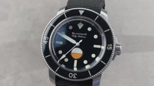Blancpain Fifty Fathoms MIL-SPEC Hodinkee Limited Edition 5008-11B30-NABA