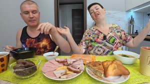 Мукбанг ПОДСТАВИЛА Вована! ДЕНЬГИ до добра нас не ДОВЕЛИ! УДАЧА есть?! Семейный обед и Болталка