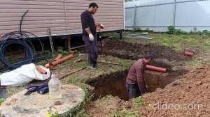 На какой глубине закапывать септик