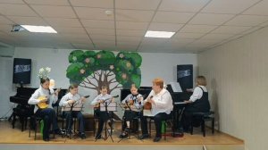 "Ансамбль домр": Недодаева О., Переверзева Н.,, Никишина К., Долженко М.