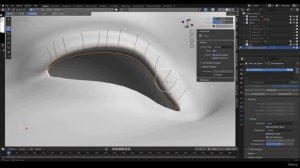 Cyborg Hard Surface Character Creation in Blender (8) 1 - Hair Eyelashes 1