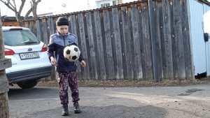 набиваем мячик