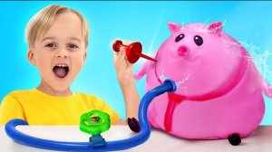 Крутые научные эксперименты с надувными игрушками