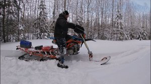 ДА НУ ЕГО НАХ.... СНЕГОХОДЧИКИ ПРОБУЮТ СНОУБАЙК!!!