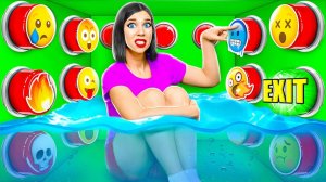 1000 Загадочных Кнопок и Только Одна Тебя Спасет Челлендж