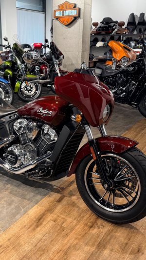 2022 INDIAN Scout Touring Maroon Metallic 6K (VIN *56KM*0101)