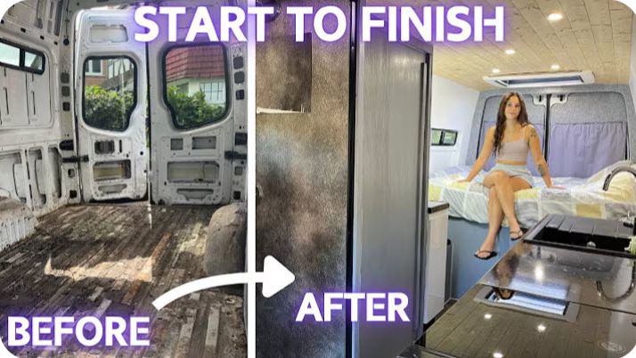ТАЙМЛАПС полной сборки | Как я переоборудовал фургон в автодом за 2 месяца | Полный DIY проект
