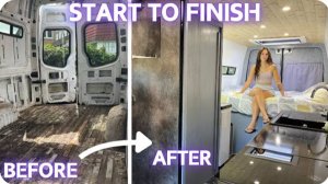 ТАЙМЛАПС полной сборки | Как я переоборудовал фургон в автодом за 2 месяца | Полный DIY проект