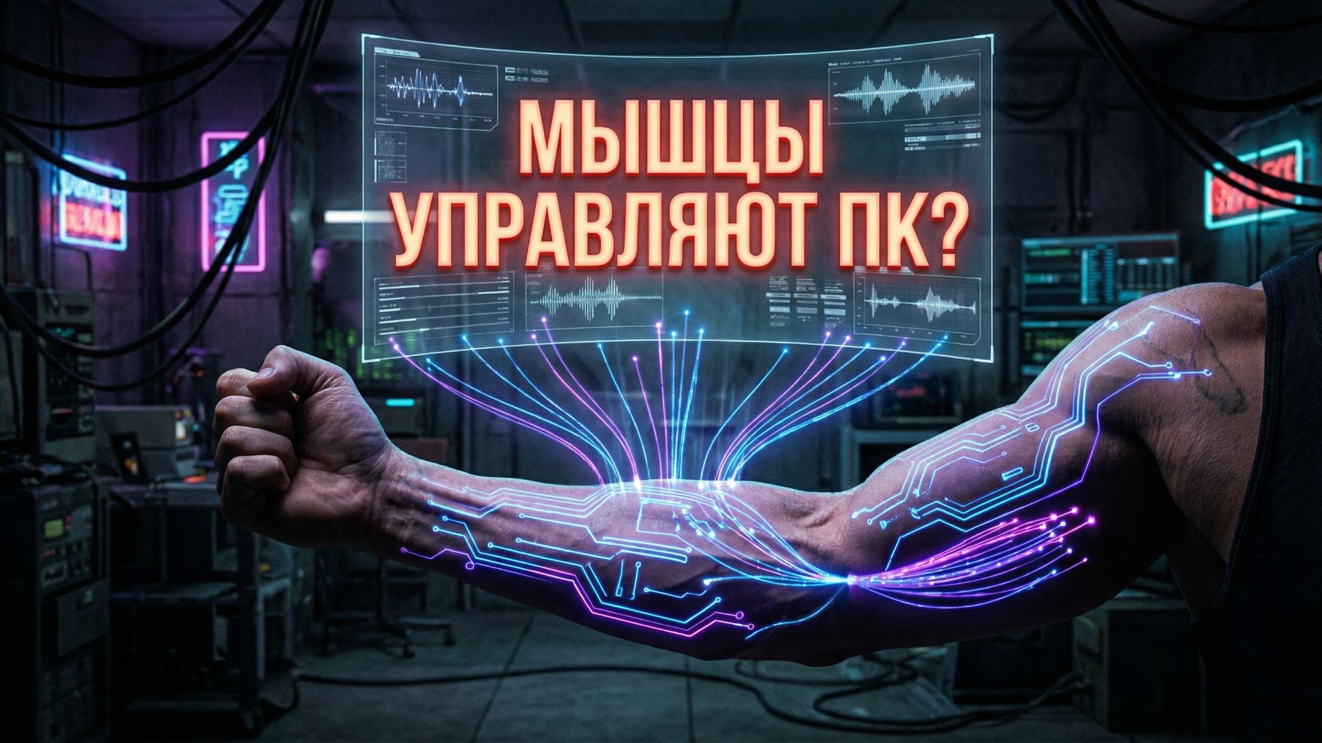 💪 Можно ли управлять компьютером силой мышц? Секреты биосигналов