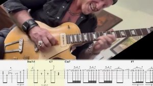 MONSTER BLUES на Электрогитаре. Уроки Гитары. Ноты и табы для Электрогитары Levi Clay