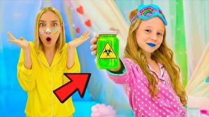 Первая ночевка Насти и Мэгги