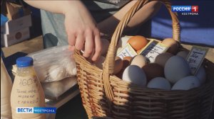 Очереди у каждой палатки: в центре Костромы стартовала Пасхальная ярмарка