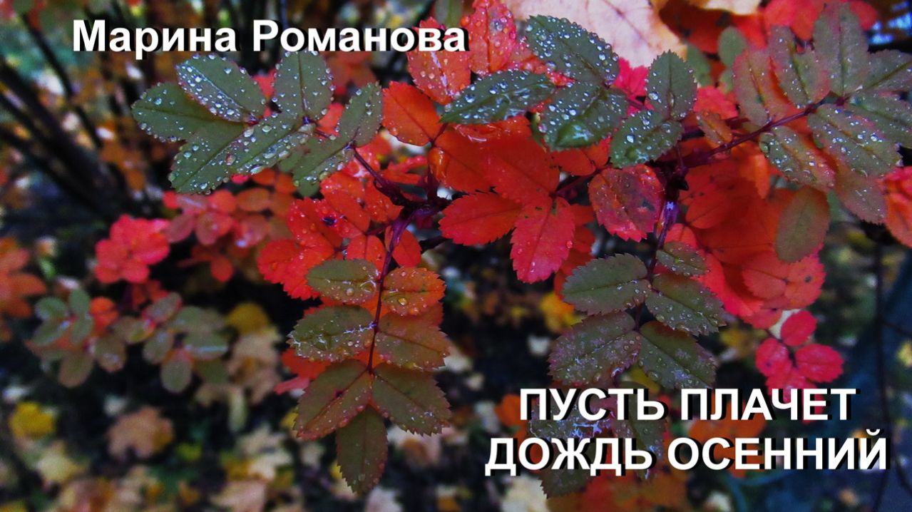 © Марина Романова "ПУСТЬ ПЛАЧЕТ ДОЖДЬ ОСЕННИЙ"