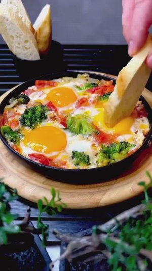 🌟 Простой и вкусный завтрак  с яйцом