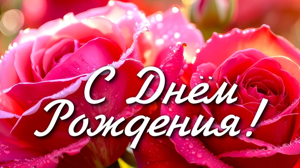 Красивое поздравление С Днем Рождения! Красивые пожелания под веселую музыку на день рождения!