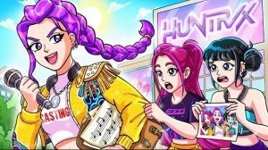 Руми хочет стать суперзвездой. Руми предает Хантрикс. Охотники на демонов