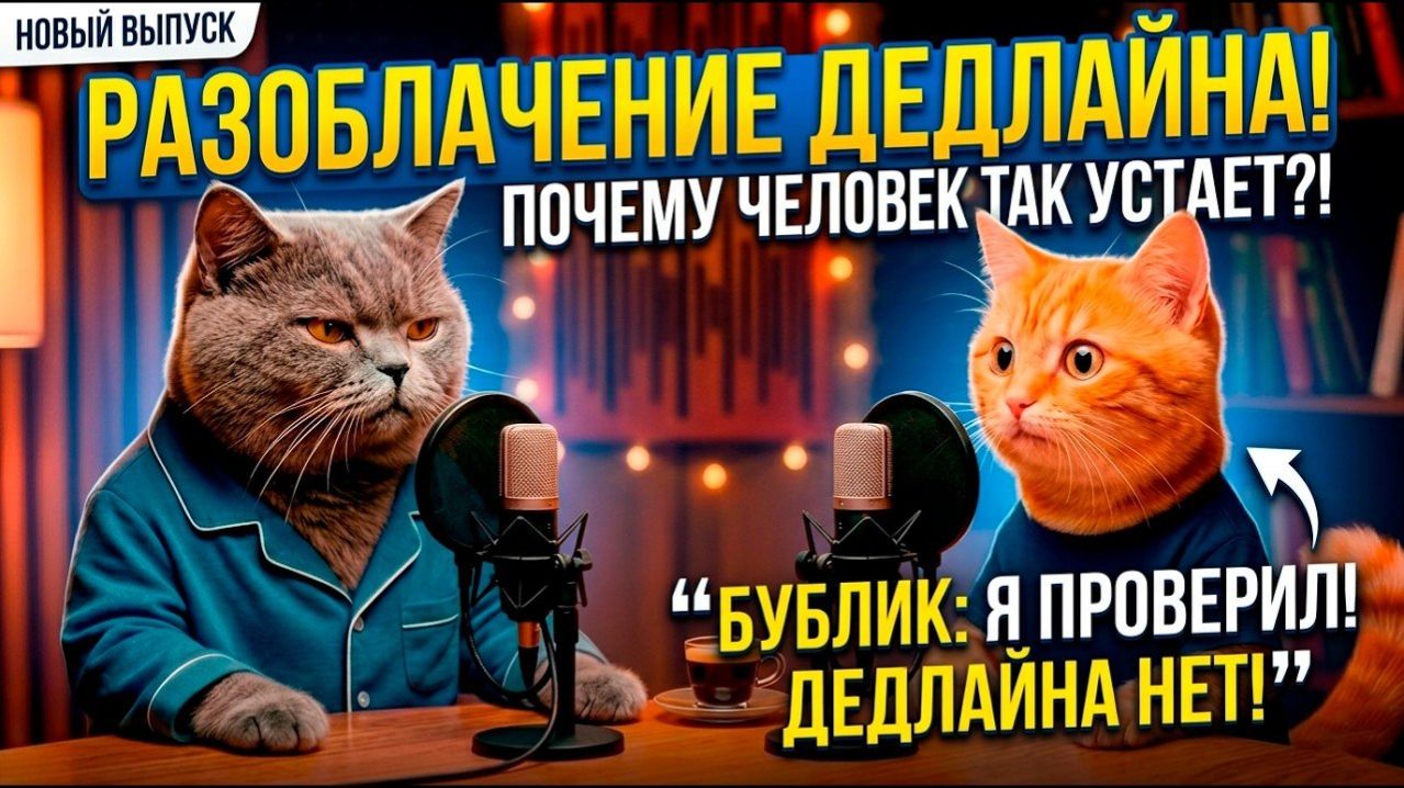 🤣 Разоблачение ДЕДЛАЙНА! Почему человек так устает?