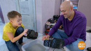 Папа вам не мама, с ним приведем в порядок обувь! Доброе утро. Суббота. Фрагмент выпуска от 28.03...