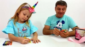 Настя и папа - история для детей про вредные сладости и