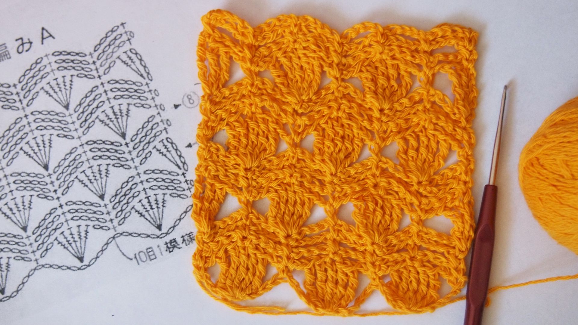 Простой и красивый узор крючком «Горные вершины» ВАРИАНТЫ его вязания+РАЗБОР СХЕМЫ Урок 208 pattern