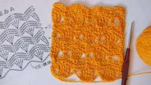 Простой и красивый узор крючком «Горные вершины» ВАРИАНТЫ его вязания+РАЗБОР СХЕМЫ Урок 208 pattern