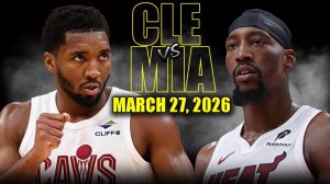 28.03.2026 | ОБЗОР МАТЧА | Кливленд Кавальерс - Майами Хит | Highlights