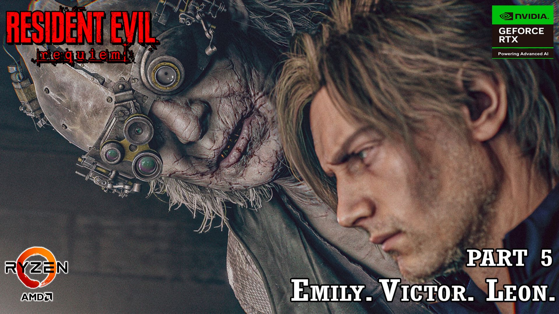 Resident Evil Requiem RTX 3070 RAY TRACING DLSS 4 | Эмили. Виктор. Леон. Часть 5