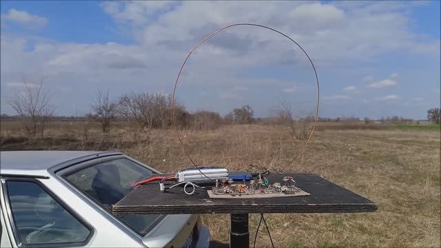 Полевые испытания радиоперговорног устройства.