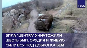 БПЛА "Центра" уничтожили шесть БМП, орудия и живую силу ВСУ под Добропольем
