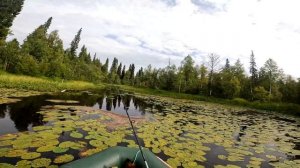 Рыбалка с лодки на удочку