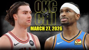 28.03.2026 | ОБЗОР МАТЧА | Оклахома-Сити Тандер - Чикаго Буллз | Highlights