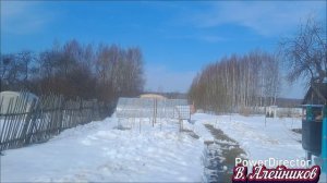 Последний мартовский визит на дачу...