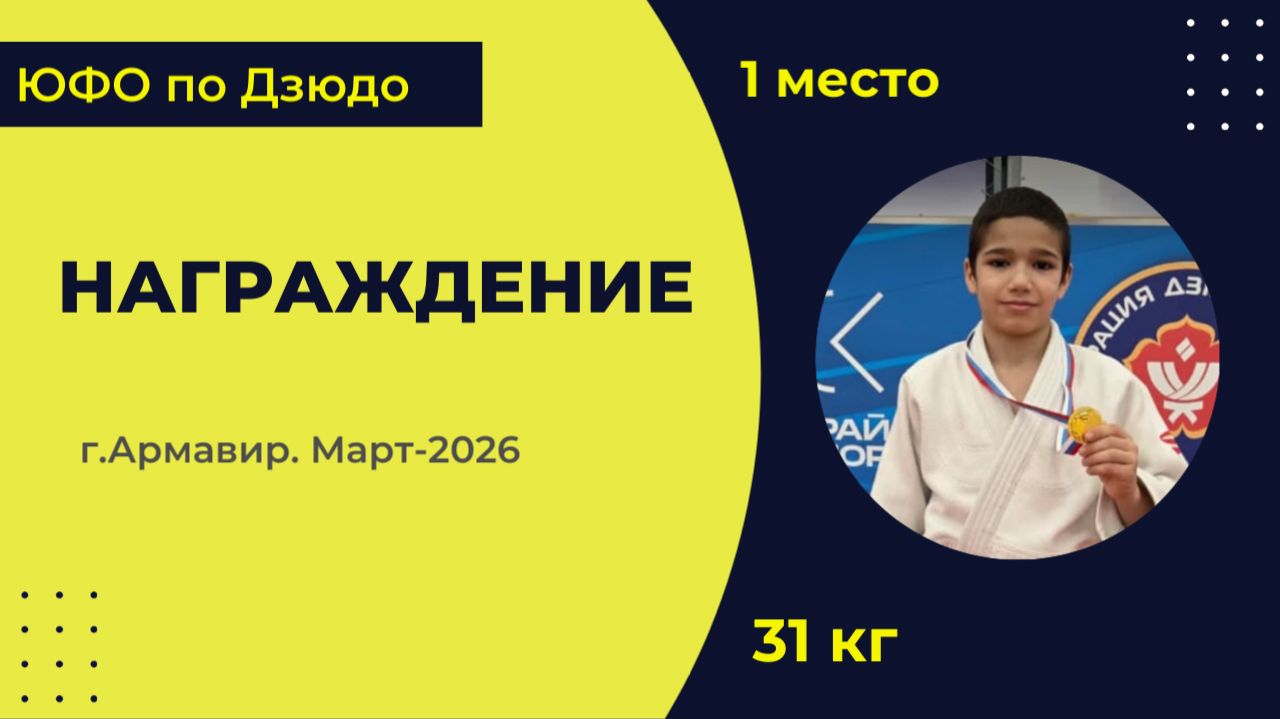 6. Награждение [Март 2026]