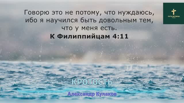 КРОТОСТЬ | Александр Кулаков (старший)