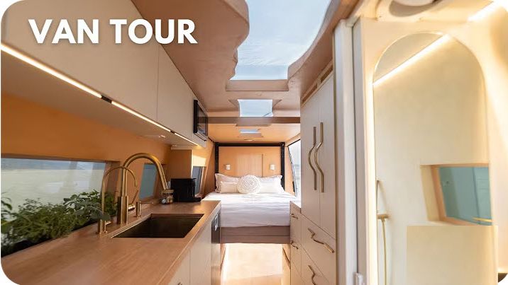 Mercedes Sprinter: от фургона до роскошного автодома | Скрытая душевая, дизайнерский интерьер