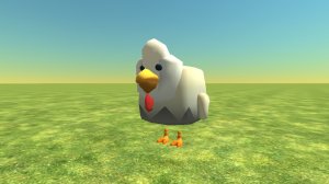как сделать скин курицы из Майнкрафта в chicken gun