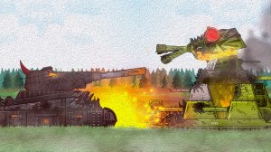 КВ-44 VS Левиафан. Смерть КВ-44? — мультики про танки