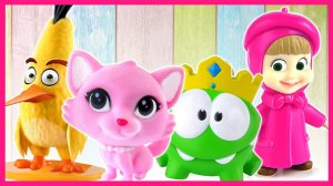 Ам Ням, Маша и Медведь, Энгри Бердз, Котята. Свитбоксы в воздушных шариках. Все серии подряд.