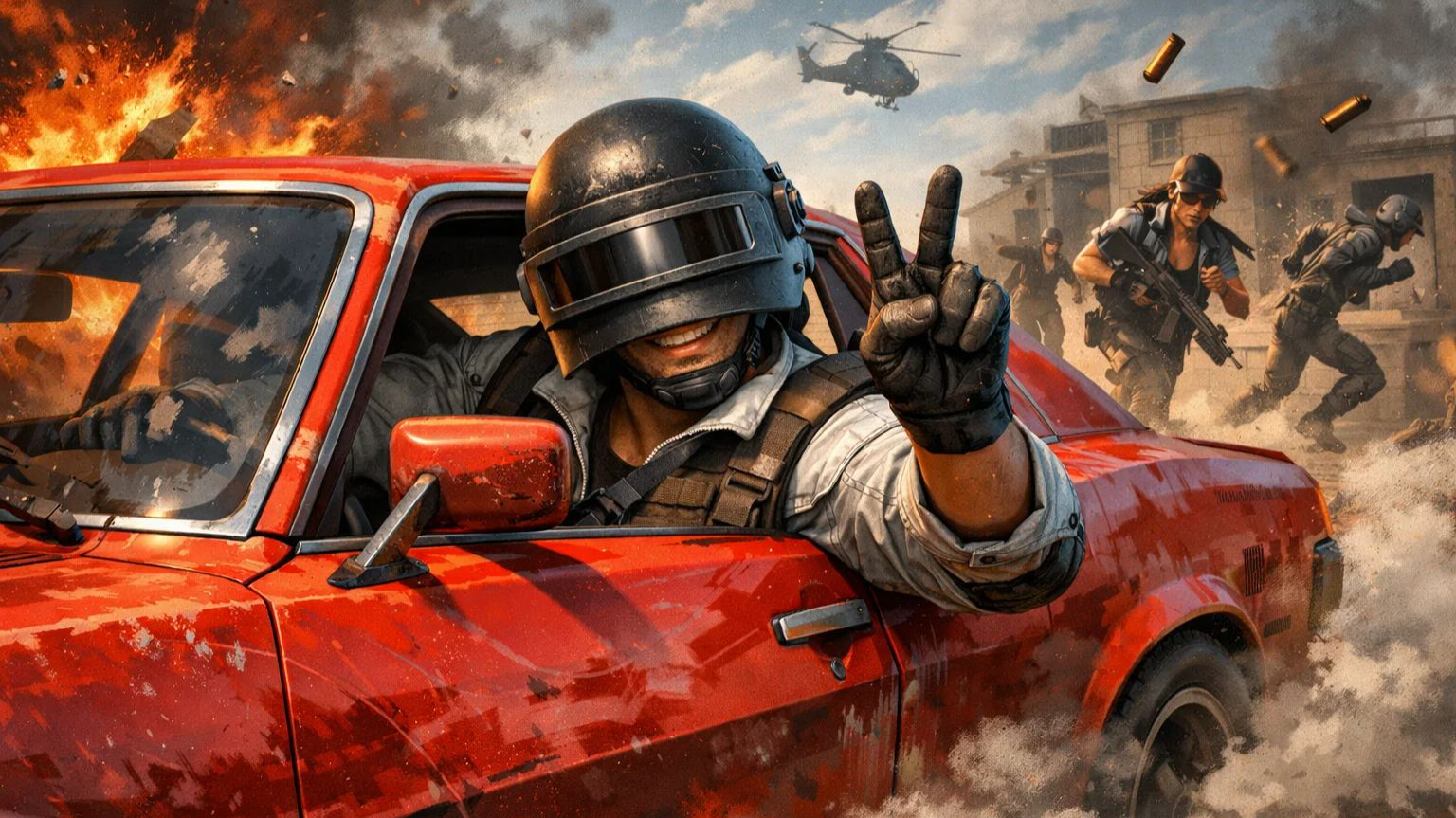 PUBG#2 Весь матч за рулем