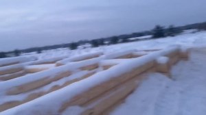 Будущий дом 7 на 8 метров, с выпуском под террасу 3 метра