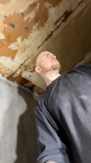 День 25 - продолжение операции по спасению дома. Покрасочные работы на первом этаже.