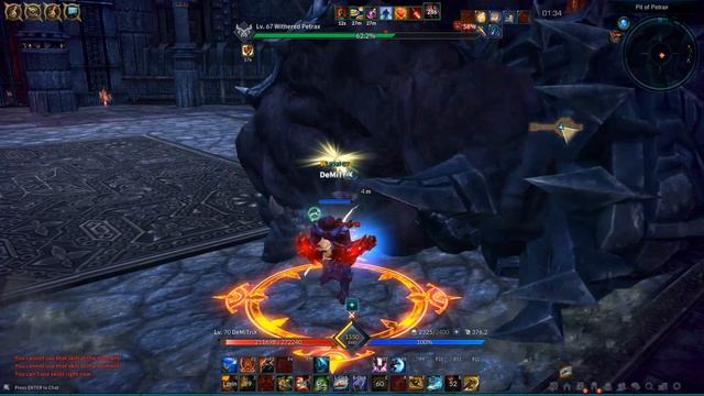 Omni TERA inst raid walkthrough №17 Pit of Petrax Withered